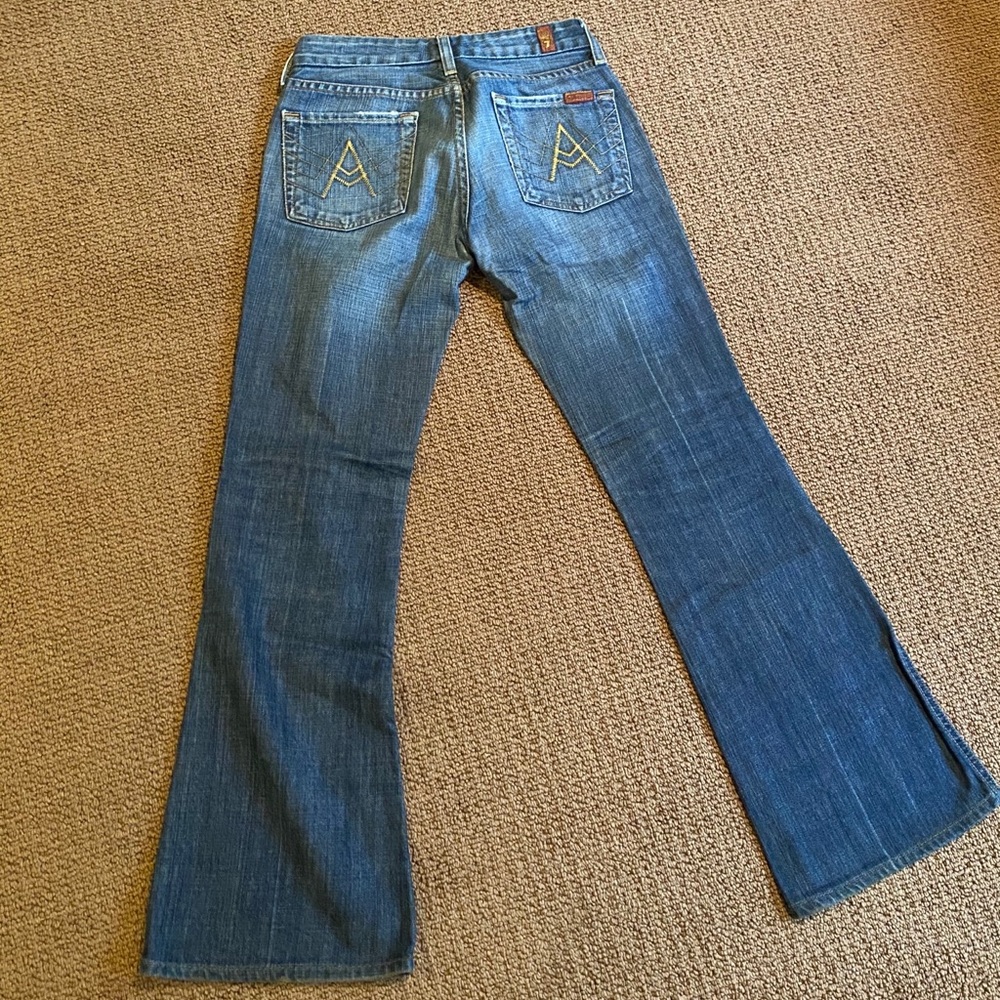 7 for all mankind vintage bootcut jeans - A butt